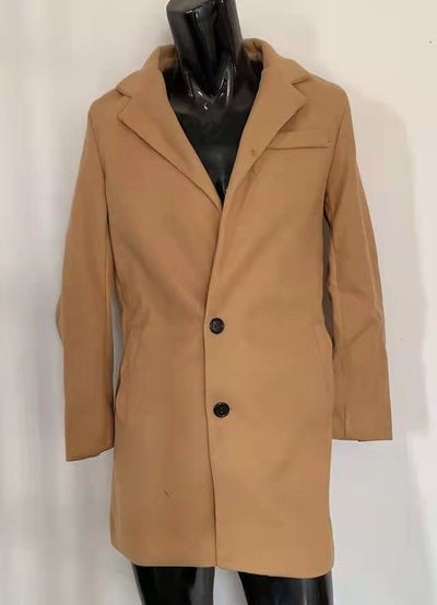 Abrigo de Lana Reversible Largo para Hombre - Image 9