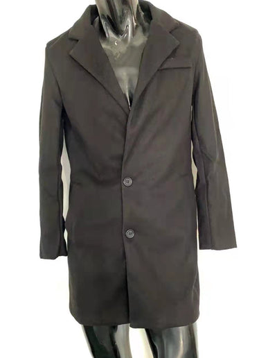 Abrigo de Lana Reversible Largo para Hombre - Image 10
