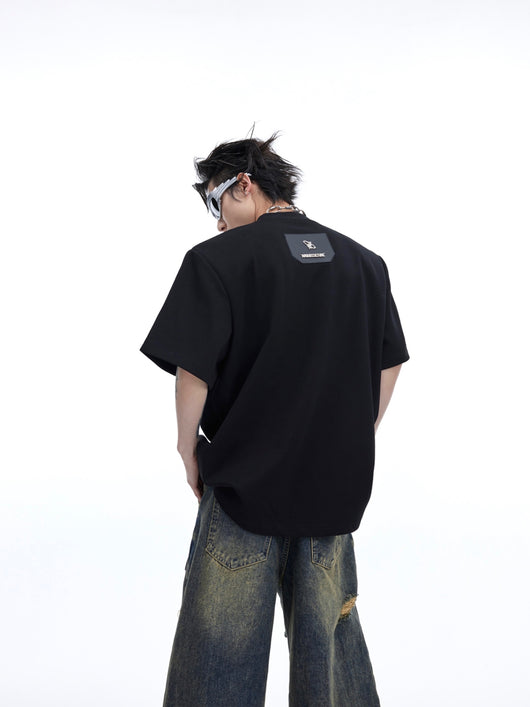 Camiseta Hombre Relieve 3D con Hombrera Acolchada - Image 9