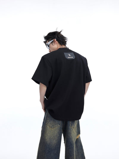 Camiseta Hombre Relieve 3D con Hombrera Acolchada - Image 16