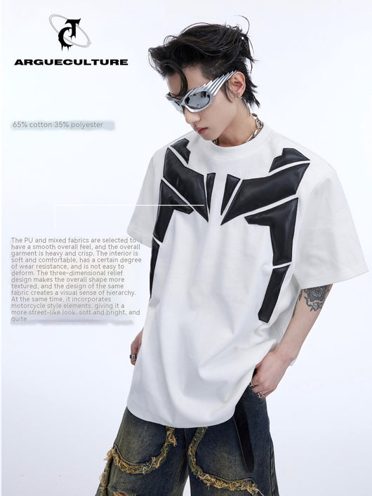 Camiseta Hombre Relieve 3D con Hombrera Acolchada - Image 18