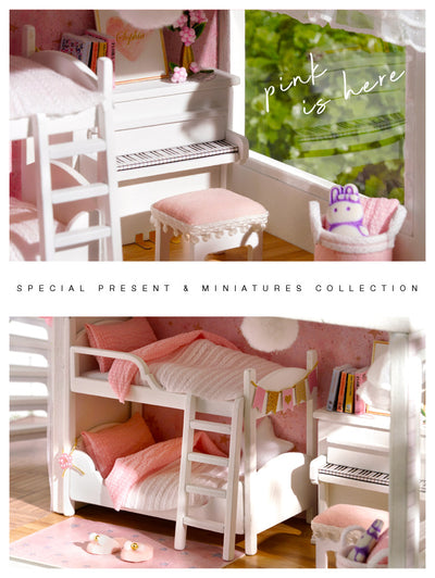 Casa de Madera Artesanal Montable con Techo Protector - Regalo Navideño Handmade - Image 11