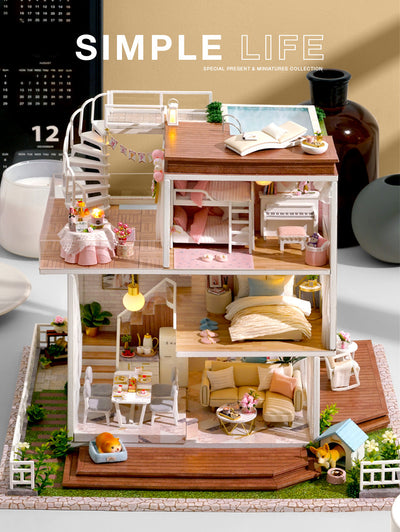 Casa de Madera Artesanal Montable con Techo Protector - Regalo Navideño Handmade - Image 16