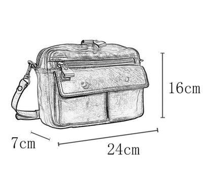 Bolso Crossbody de Cuero Artesanal Estilo Británico para Mujer - Image 16