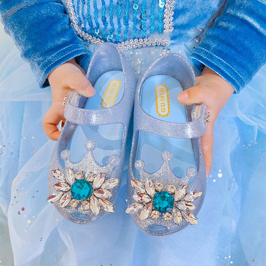 Sandalias Infantiles de Cristal - Zapatos Brillantes para Niñas - Image 8