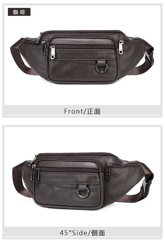 Bolsa Pecho Cuero Multifuncional para Hombre con Correa Cruzada - Image 24