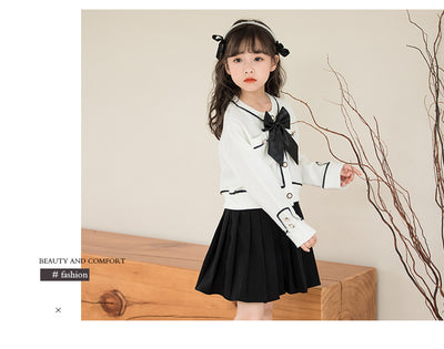 Conjunto de Dos Piezas con Falda Plisada de Textura Waffle para Niñas - Image 12