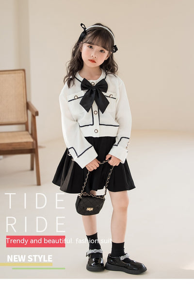Conjunto de Dos Piezas con Falda Plisada de Textura Waffle para Niñas - Image 14