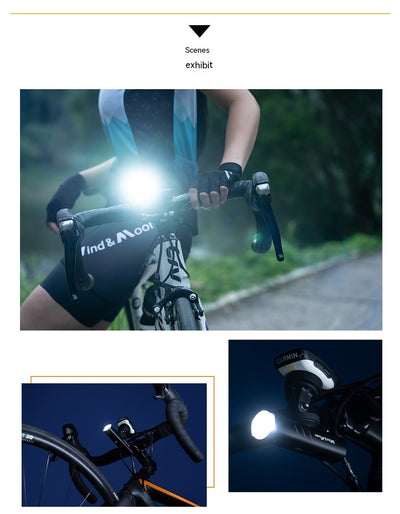 Luz Frontal LED Recargable para Bicicleta de Montaña y Ruta - Image 15
