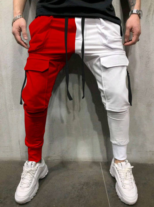 Pantalones Deportivos Multibolsillos con Bloques de Color - Image 9