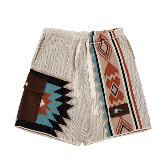 Shorts Tejidos Estilo Navajo Retro Americano - Image 8