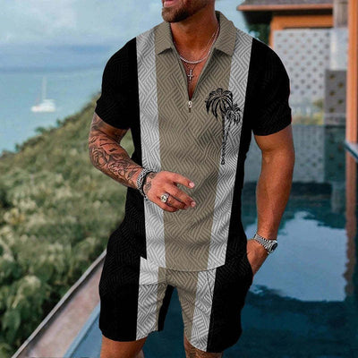 Traje Casual con Cierre de Manga Corta - Image 24