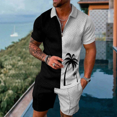 Traje Casual con Cierre de Manga Corta - Image 29