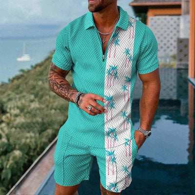 Traje Casual con Cierre de Manga Corta - Image 36