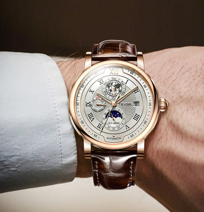 Reloj Automático Fases Lunares Resistente al Agua para Hombre - Image 27