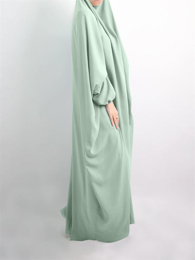 Bata Oversized con Mangas Murciélago - Diseño Elegante Talla Grande - Image 13