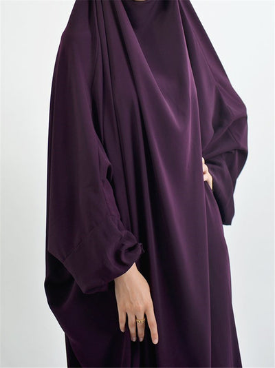 Bata Oversized con Mangas Murciélago - Diseño Elegante Talla Grande - Image 14