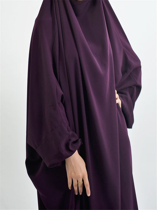 Bata Oversized con Mangas Murciélago - Diseño Elegante Talla Grande - Image 14