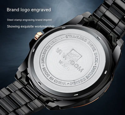 Reloj Deportivo de Acero Inoxidable con Esfera Luminosa - Image 39