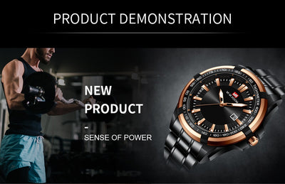 Reloj Deportivo de Acero Inoxidable con Esfera Luminosa - Image 64
