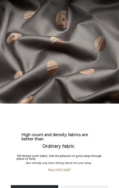 Juego de Cama Algodón Puro Jacquard Europeo 4 Piezas Lujo - Image 31
