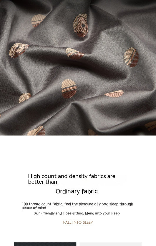 Juego de Cama Algodón Puro Jacquard Europeo 4 Piezas Lujo - Image 31