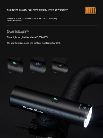 Luz Frontal LED Recargable para Bicicleta de Montaña y Ruta - Image 30