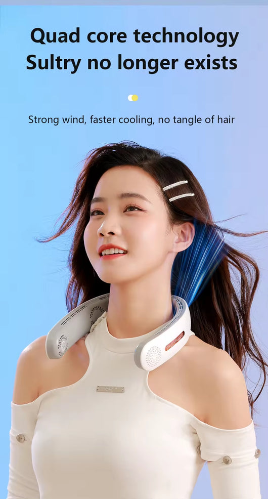 Ventilador Portátil sin Aspas con Cuello Colgante USB - Silencioso para Deportes - Image 29