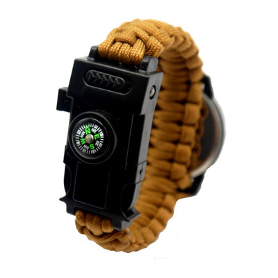 Reloj de Supervivencia Multifuncional LED Impermeable con Cordón Paracaídas - Image 41