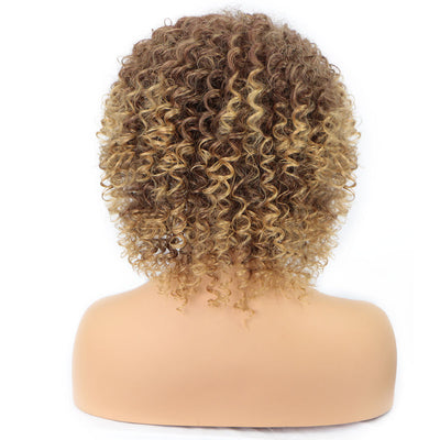 Peluca Rizada Africana Estilo Europeo - Cabello Explosivo Voluminoso - Image 10