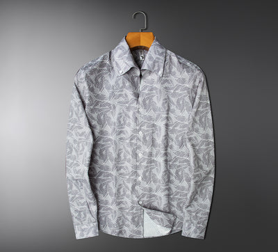 Camisa Hawaiana Casual de Manga Larga Ligera para Hombre - Image 22