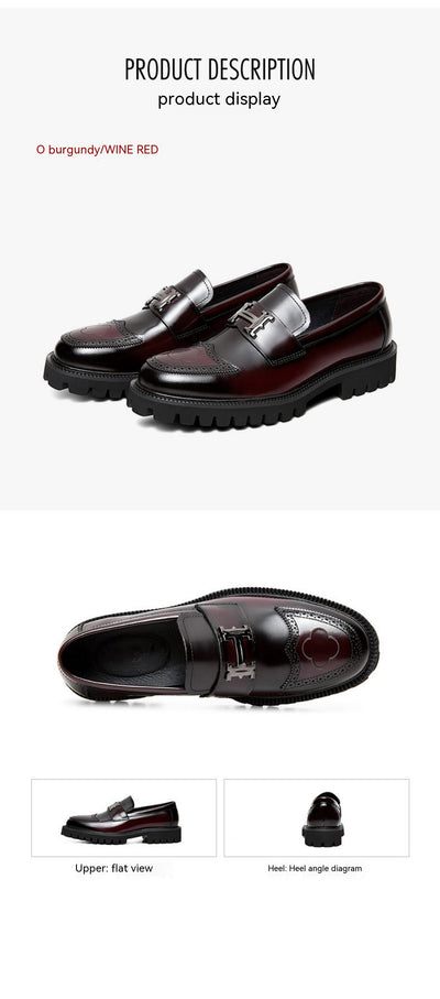 Zapatos de Cuero Artesanal con Detalles Texturizados para Hombre - Image 39