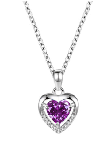 Collar Corazón de Plata 925 con Cristales Brillantes - Joya Personalizada Lujo para Mujer - Image 6