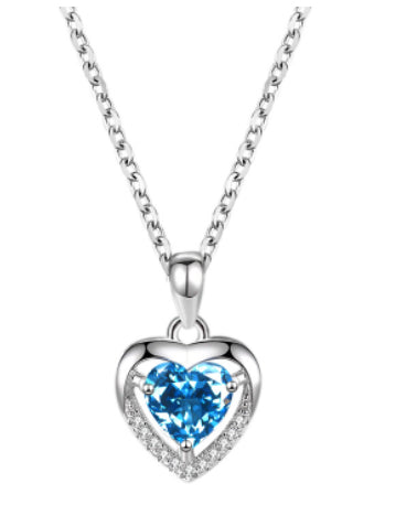 Collar Corazón de Plata 925 con Cristales Brillantes - Joya Personalizada Lujo para Mujer - Image 7
