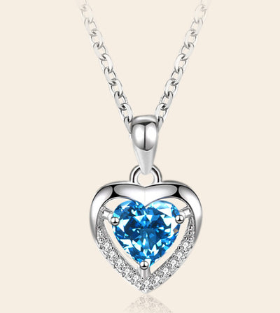 Collar Corazón de Plata 925 con Cristales Brillantes - Joya Personalizada Lujo para Mujer - Image 8