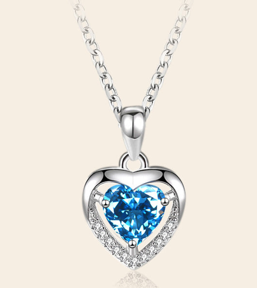 Collar Corazón de Plata 925 con Cristales Brillantes - Joya Personalizada Lujo para Mujer - Image 8