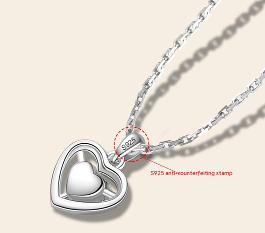 Collar Corazón de Plata 925 con Cristales Brillantes - Joya Personalizada Lujo para Mujer - Image 13