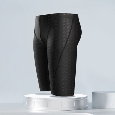 Traje de Baño Shark Skin Elástico con Gorro y Pantalón Corto Secado Rápido - Image 12