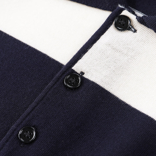 Suéter Ajustado Jacquard de Manga Larga para Hombre - Image 23