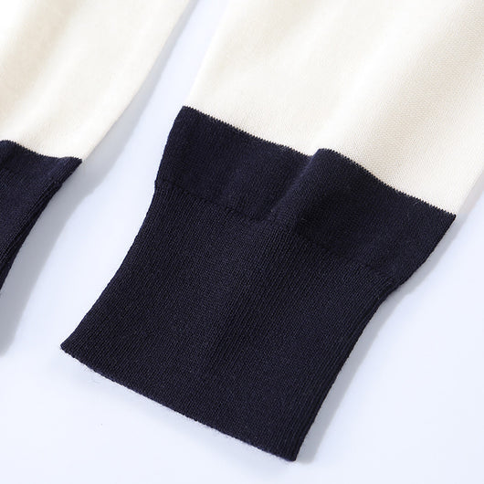 Suéter Ajustado Jacquard de Manga Larga para Hombre - Image 26
