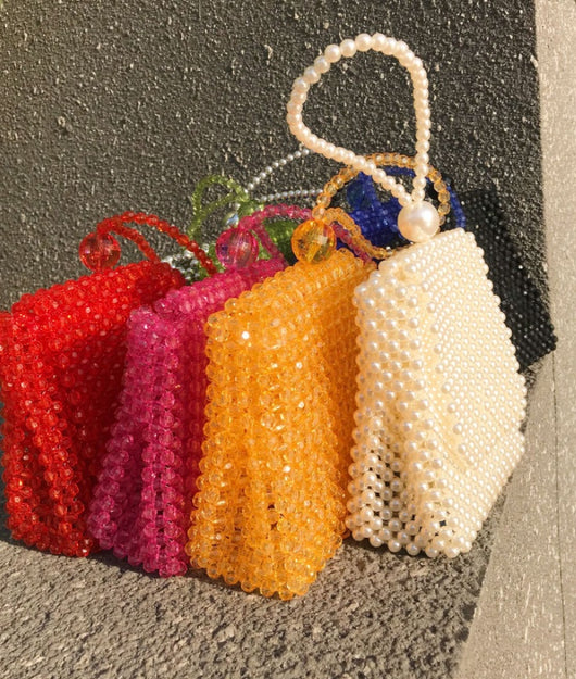 Bolso Bandolera Tejido Artesanal con Cuentas - Estilo Retro Viral - Image 16
