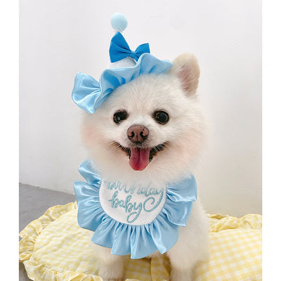 Pañuelo Fiesta Cumpleaños Perro y Gato - Babero Bandana Mascota con Diseño Joyero - Image 60