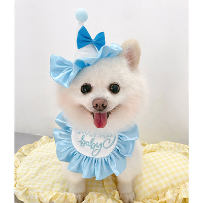 Pañuelo Fiesta Cumpleaños Perro y Gato - Babero Bandana Mascota con Diseño Joyero - Image 61
