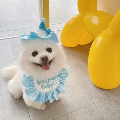Pañuelo Fiesta Cumpleaños Perro y Gato - Babero Bandana Mascota con Diseño Joyero - Image 62