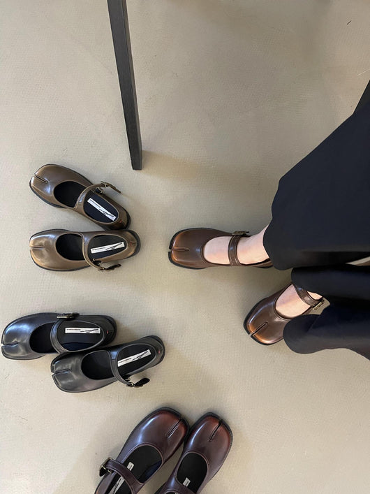 Zapatos de Cuero con Tacón Medio para Mujer - Diseño Clásico y Versátil - Image 12