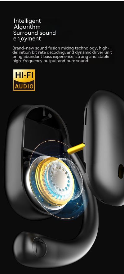 Auriculares Deportivos de Conducción Ósea con Pantalla Digital y Batería Ultra Duradera - Image 9