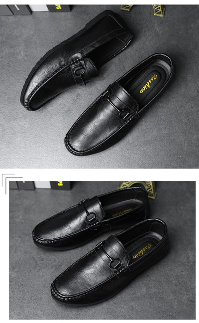 Zapatos Casuales para Hombre en Cuero Sintético Liso - Image 13