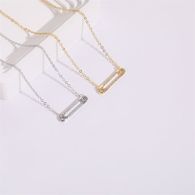Dije de Circón con Clip Personalizado en Oro 14k - Collar Versátil - Image 18