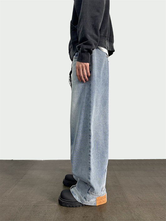 Jeans Tiro Alto Pierna Ancha con Bolsillos Funcionales - Image 18