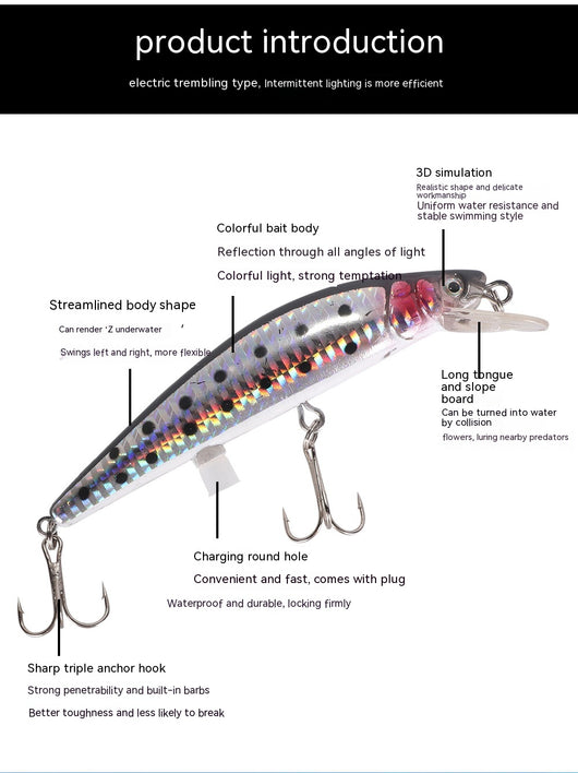 Lámpara USB Flotante para Carnada Eléctrica con Luz Luminosa - Image 30